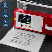 Alat Ukur Retroreflektivitas Garis Jalan RL QD Retroreflectometer Digital Portabel Gagang Panjang