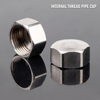 Pièces usinées CNC en acier inoxydable 304, bouchon hexagonal, raccord de tuyauterie fileté, capuchon mâle, quincaillerie industrielle, taille personnalisée