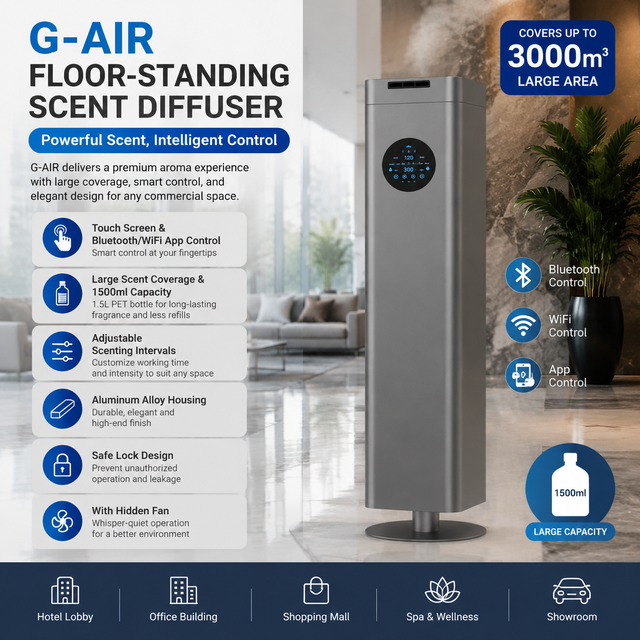 Crearoma Commercial Hotel Diffuser HVAC  Difusor De Aromas Smart Fragrance Oil Machine