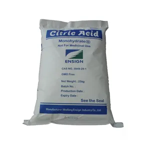 Bulk anhydrous Citric acid monohydrate mono