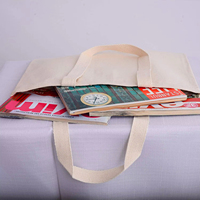 Sac à bandoulière écologique avec logo personnalisé, léger, moyen, réutilisable, sacs de courses en tissu, sac fourre-tout en toile de coton naturel
