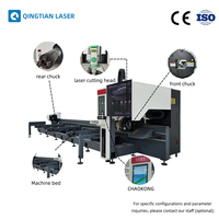 Máquina de Corte Láser de Fibra CNC de 4 Ejes y 3000W, Sistema de Carga Semiautomático, Procesamiento de Metal de Alta Eficiencia, Reducido Consumo