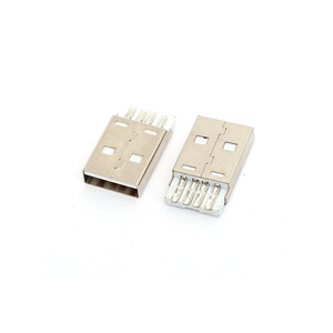 หัวต่อ USB A แบบตรง ตัวผู้ ยี่ห้อ Zhenjia ขนาดสั้น ขั้วทองแดง 20.5 มม. ป้องกันการแตกร้าว สำหรับเครื่องใช้ไฟฟ้าภายในบ้านและของเล่น - Product Image 2