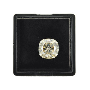 Wuzhou diamante sciolto all'ingrosso pietra fantasia colori giallo chiaro taglio cuscino diamante moissanite - Product Image 1