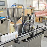 Machine de remplissage automatique de liquides pour savon liquide, crème cosmétique, eau et huile
