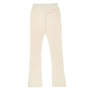 Thời trang mới tùy chỉnh bùng Sweatpants quần 100% cotton màu khối chắp vá của nam giới xếp chồng lên nhau bùng quần