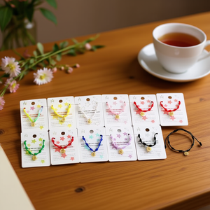 Pulsera de Nudo de Siete Estrellas Golden Eye, Acero Inoxidable, Chapado en Oro, Pulsera de Hilo a la Moda, Joyería Unisex para Regalo - Product Image 2