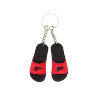 Nouveau design, style tendance, porte-clés mini-boîte à chaussures 3D, en PVC, caoutchouc et métal, léger, de luxe, accessoire pour clé de voiture et sac pour femme