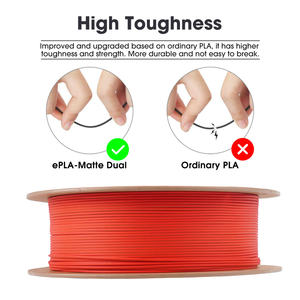 เส้นพลาสติก ESUN PLA Matte Dual Color 1 กก. สำหรับเครื่องพิมพ์ 3 มิติแบบสองสี ขนาด 1.75 มม. พิมพ์เร็ว ความเร็วสูง สำหรับเครื่องพิมพ์ 3 มิติแบบสองสี - Product Image 6