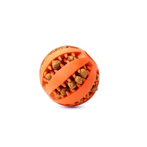 TPR eco friendly Pet Toy pulizia dentale cane puntura resistente palla di anguria interattiva 5cm - Product Image 4