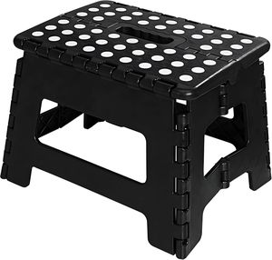 Colored Minimalist Foldable Plastic Child <b>Stool</b>-Sturdy for Kids Bedroom & School Use - Product Image 2