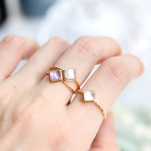 Изысканный дизайн минималистский 925 стерлингового серебра ювелирные изделия квадратный натуральный аметист кольцо с бриллиантом-бампер для мобильного телефона RI166-<span class=keywords><strong>M</strong></span> - Product Image 3