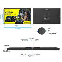 Écran tactile mural de 32 pouces Android 13, affichage numérique LCD, 4 + 32 Go en option, POE NFC 6 TOPS AI pour une utilisation professionnelle