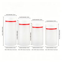 Bouteille de stockage de particules parfumées en PEHD, cylindre droit avec couvercle à vis pour perles de parfum, désodorisant et emballage de produits ménagers