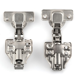 Charnières de porte de placard en acier réglables en 3D, charnières de cuisine dissimulées pour armoires à miroir, nickelées, pour salle de bain, salon, chambre à coucher - Product Image 5
