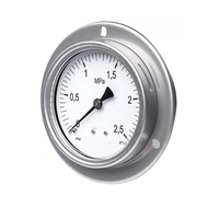 HUBEN 16MPa 160bar Pressure Gauge 63mm 100mm Oil Filled Stainless Steel Pressure Indicators 3 Years Warranty OEM Customized