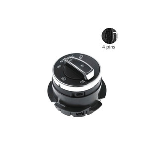 Interruptor de faros 7P5941531F para Porsche Cayenne 92A, pieza de repuesto para control de iluminación automático - Product Image 2