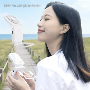 Mini collar eléctrico usable manos libres inalámbrico personalizado al aire libre portátil verano USB colgante refrigeración colgante ventilador de cuello - Product Image 1