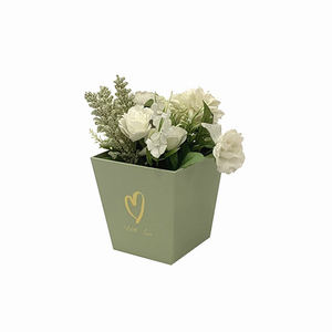 SINOWRAP, recién llegado, bolsa <span class=keywords><strong>de</strong></span> embalaje <span class=keywords><strong>de</strong></span> ramo <span class=keywords><strong>de</strong></span> flores Kraft rapezoid, bolsa <span class=keywords><strong>de</strong></span> embalaje <span class=keywords><strong>de</strong></span> floristería con asa para cursos florales - Product Image 4