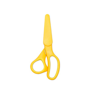 Children's Safety Scissors Yellow Rounded Tip Stainless Steel Craft Scissors For Home Use Bulk Pack - Product Image 4