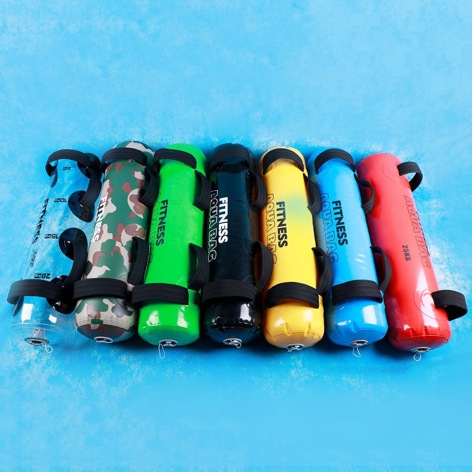 Manubri Galleggianti Per Acquagym - Set Da 2, Blu, In Schiuma EVA Per Allenamento In Piscina - Foto 2