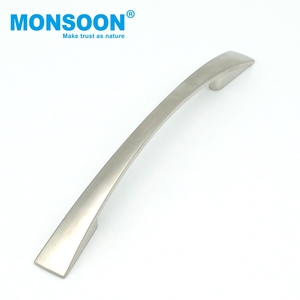 Poignées d'armoires <span class=keywords><strong>de</strong></span> cuisine légères <span class=keywords><strong>de</strong></span> luxe poignée <span class=keywords><strong>de</strong></span> poignées <span class=keywords><strong>de</strong></span> meubles en forme <span class=keywords><strong>de</strong></span> <span class=keywords><strong>pont</strong></span> poignée <span class=keywords><strong>de</strong></span> porte en alliage <span class=keywords><strong>de</strong></span> Zinc Satiné Nickel - Product Image 6