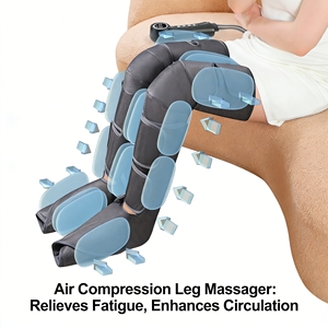 Masseur de jambes pour la <span class=keywords><strong>circulation</strong></span> et le soulagement de la douleur, masseur de pieds et de mollets à compression d'air pour la relaxation - Product Image 6