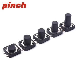 Interruptor táctil de botón pulsador de 12x12 mm, 4 pines, SMT, microinterruptor vertical para proyectos electrónicos - Product Image 2