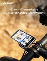 Komputer Sepeda BiNavi, Navigasi Peta Offline, ANT+ BLE WiFi, Speedometer Sepeda Layar Sentuh 3.5" untuk Sepeda Jalan Raya dan MTB