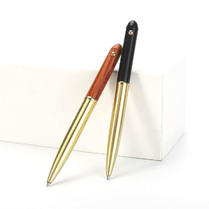 NW007BP Luxury Twist <b>Ballpoint</b> <b>Pen</b> Wooden Brass Creative <b>Pen</b> Wood Design Gift Signature <b>Pen</b> for advertising - Product Image 3