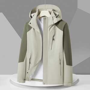 Chaqueta Cortavientos para Mujer con Forro Interior, Ropa de Trabajo para Invierno, Color Sólido, Corte Neutral con Contraste - Product Image 2