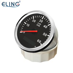 ELING 85MM Tachymètre RPM Tacho Jauge REV <span class=keywords><strong>Compteur</strong></span> avec <span class=keywords><strong>Compteur</strong></span> <span class=keywords><strong>d</strong></span>'<span class=keywords><strong>Heures</strong></span> Essence Diesel 12V 24V avec Rétro-Éclairage Rouge - Product Image 3