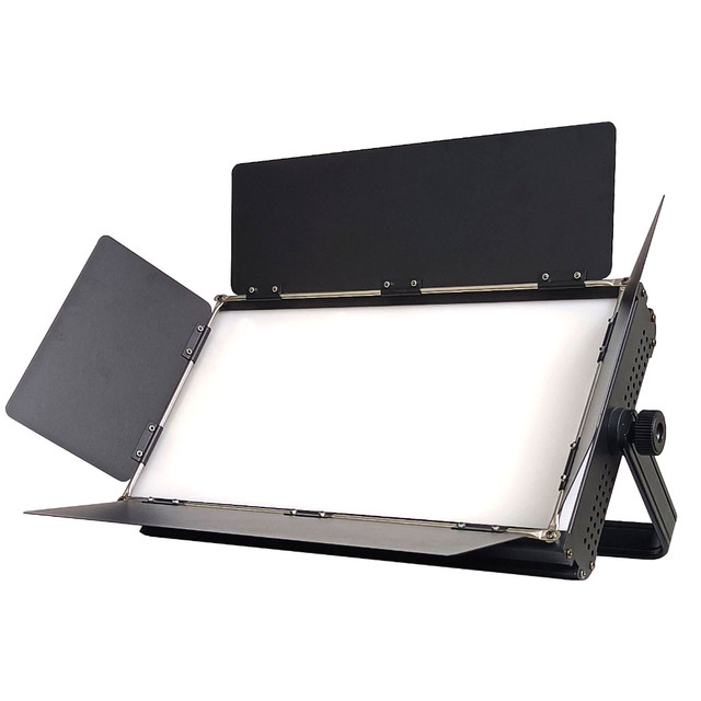 DMX512 200W LED Fresnel Panel Soft Light 3000-6500K Warm White Color Temp IP33 CRI95 GMT MAITE Dimmable Studio Meeting Broadcast