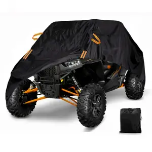 NewWind Waterproof Cover Heavy Duty Black 4-6Seater Atv/UTV Body Cover Protector For Polaris RZR Can-Am Maverick X3 Accessories