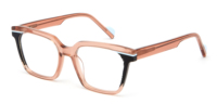 UAN UAI, Monturas Ópticas de Acetato Laminado, Modelo 2026, Diseño Rectangular Elegante para Mujer, Más Vendidas