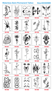 <span class=keywords><strong>Tatuajes</strong></span> Temporales <span class=keywords><strong>Jagua</strong></span> de Larga Duración (1-2 Semanas), Diseños Modernos, Sin Base de Agua - Product Image 6