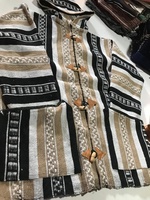 Nouvelle Collection Tendance de Djellaba Marocaine d'Hiver à Capuche, Manteau Traditionnel en Coton, Vente en Gros 2024 pour Hommes