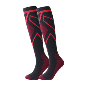 Chaussettes de sport personnalisées Chaussettes de course à pied Marathon Bas bouclé Tube long à haute élasticité - Product Image 2