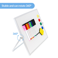 30*40cm cadre en aluminium bureau Double face petit tableau magnétique effaçable à sec tableau blanc avec marqueur et gomme effaçables colorés