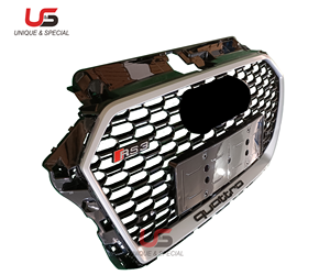 <span class=keywords><strong>De</strong></span> alta calidad <span class=keywords><strong>de</strong></span> parachoques delantero rejilla para 2017-2020 Audi A3 modificado para RS3 rejilla <span class=keywords><strong>de</strong></span> nido <span class=keywords><strong>de</strong></span> abeja <span class=keywords><strong>de</strong></span> malla <span class=keywords><strong>de</strong></span> ABS rejilla - Product Image 5