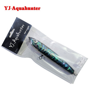 เหยื่อตกปลาไม้รูปเปลือกหอยอะบาโลน Yj Aquahunter ขนาด 20 ซม. น้ำหนัก 75 กรัม สำหรับตกปลาทูน่าในทะเล - Product Image 4