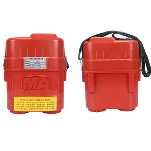 Apparato di respirazione auto-soccorritore a ossigeno compresso attrezzatura di salvataggio della miniera per autosoccorritori sotterranei - Product Image 1