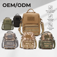 Sac à bandoulière tactique personnalisé OEM, sac de poitrine, sacoche imperméable pour extérieur, pochette tactique MOLLE