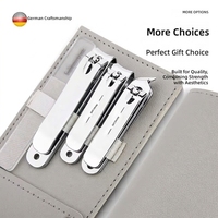 Kit de manucure professionnel 4-en-1 en acier à haute teneur en carbone, vente en gros directe usine, durable, pour salon et usage domestique