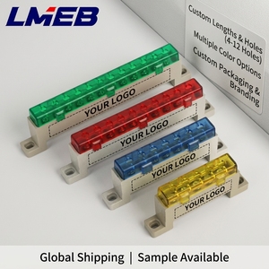 Boîte de distribution de <span class=keywords><strong>barre</strong></span> omnibus à fil zéro bornier coloré en laiton PVC <span class=keywords><strong>barre</strong></span> de terre zéro conception enfichable <span class=keywords><strong>barre</strong></span> omnibus en cuivre <span class=keywords><strong>barre</strong></span> de cuivre - Product Image 3