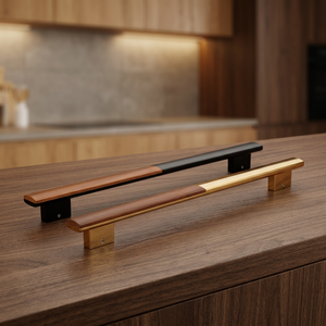 Modern Stainless Steel Cabinet Bar Handles <b>Drawer</b> <b>Pulls</b> for Wardrobe Bathroom Kitchen-Minimalist Design Easy Installation - Product Image 1