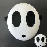 Masque Shy Guy Game Bros pour Cosplay, Masques en Plastique Amusants Unisexe, Masque Shy Girl, Accessoires de Déguisement pour Fête d'Halloween et Carnaval
