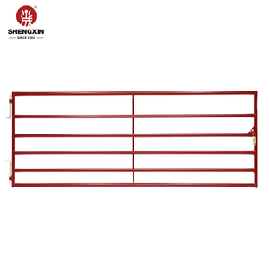 Bảng điều khiển hàng rào và cổng trước cho nhà trang trại 5 thanh sử dụng thép sắt trang trại nhà chính thiết kế cổng cho gia súc - Product Image 6