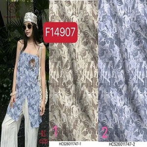 Jura&<span class=keywords><strong>Vichy</strong></span> F14907 Tela de Viscosa Rayón 100% Estampada Personalizada al por Mayor, Transpirable y Ligera, Impresión Digital Personalizada para Vestidos - Product Image 1