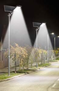 ไฟถนนโซลาร์เซลล์ LED กันน้ำ IP65 พร้อมแบตเตอรี่ในตัว วัสดุพลาสติก รับประกัน 5 ปี - Product Image 2